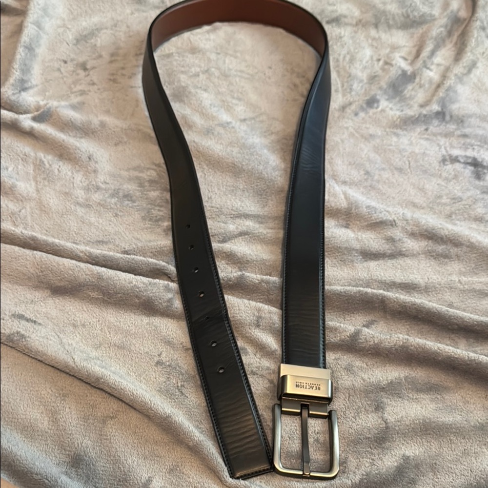 Reaction Kenneth Cole Belt XL 42-44 (2-in-1 Black and Brown)